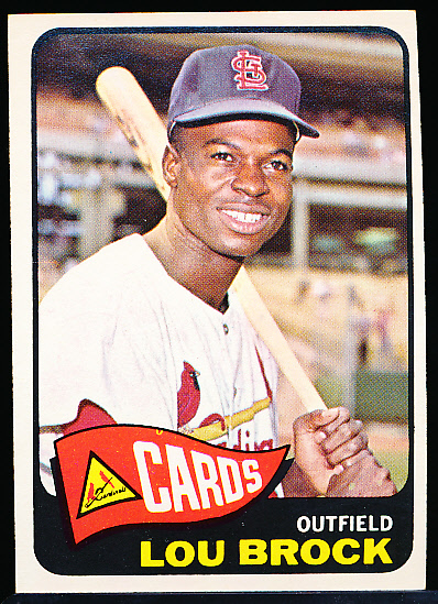 Lot Detail - 1965 Topps Bb- #540 Lou Brock, Cards