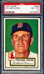 1952 Topps Baseball- #269 Willard Nixon, Red Sox- PSA Nm-Mt 8