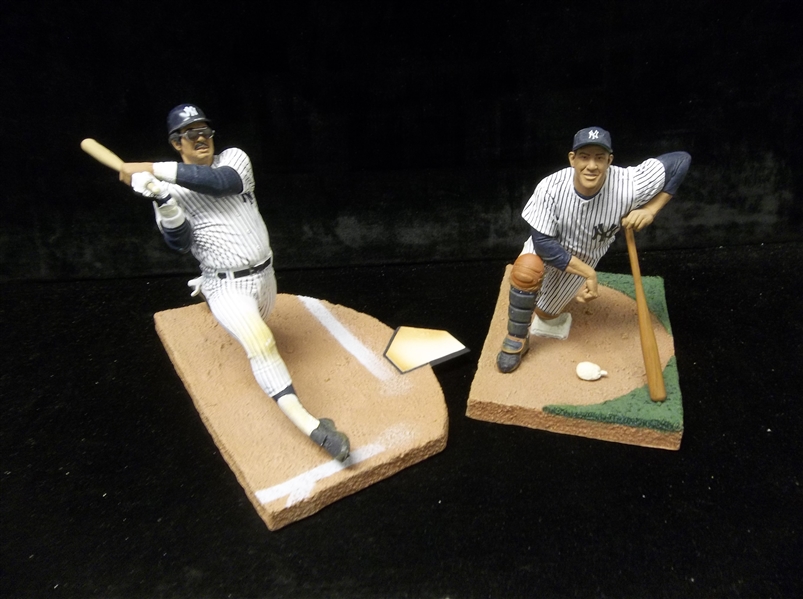 2004 McFarland Figurines (No Boxes)- 2 Diff. N.Y. Yankees