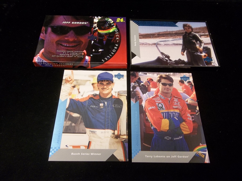 1996 Upper Deck “Jeff Gordon” 5” x 7” Opened Factory Set of 20 Cards