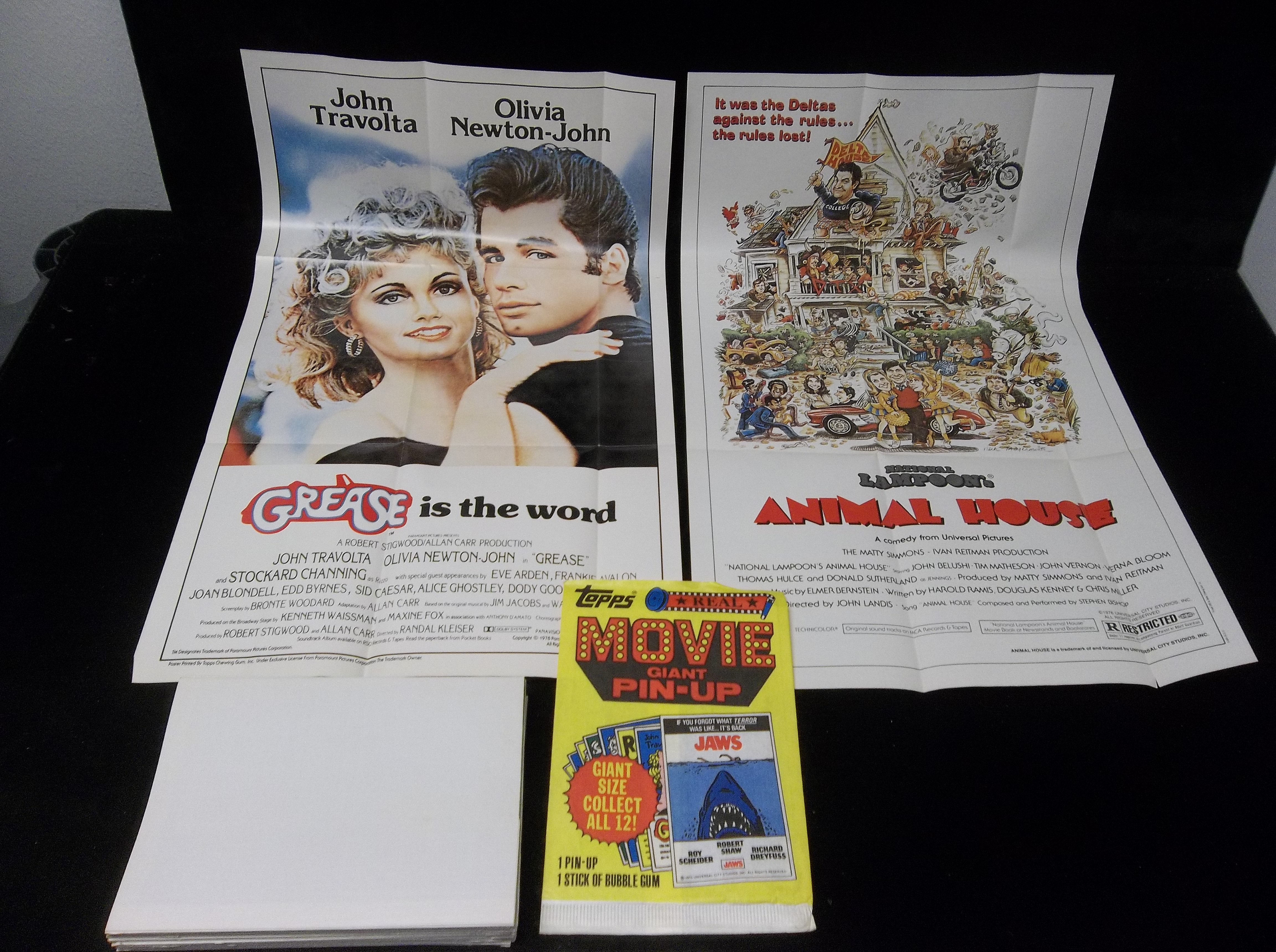 Lot Detail - 1981 Topps Giant Movie Pin-Up Posters- 28 Asst.