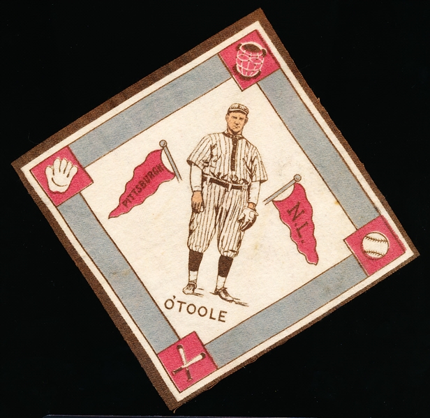 1914 B18 Baseball Blanket- Marty O’Toole, Pittsburgh NL- Red Pennants