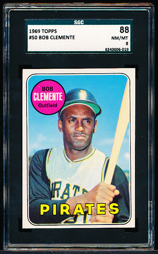 1969 Topps Roberto Clemente #50 Auction