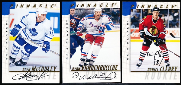 1997-98 Be-A-Player Hockey Certified Autographs- 7 Diff