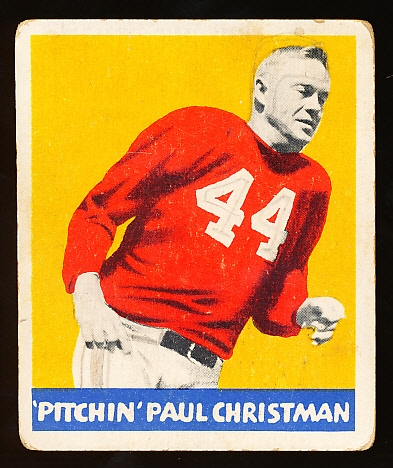 1948 Leaf Football- #21 Paul Christman, Cardinals