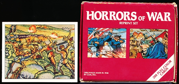 1990’s? Card Collector’s Company “Horrors of War” Reprint Non-Sports Set- 1 Near Set of 287/288 Cards