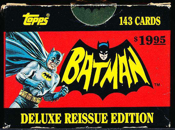 Lot Detail - 1989 Topps “Batman” Deluxe 1966 Reissue Edition Factory ...