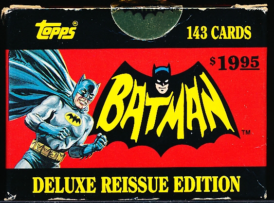 1989 Topps “Batman” Deluxe 1966 Reissue Edition Factory Set of 143 Cards