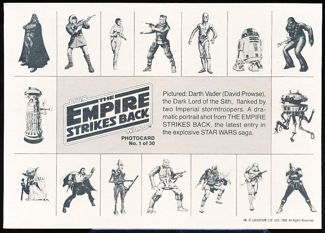 star wars empire strikes back cards