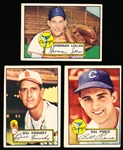 1952 Topps Baseball- 3 Diff Chicago White Sox