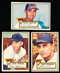 1952 Topps Baseball- 3 Diff Chicago Cubs