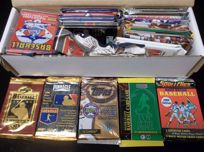 Unopened Baseball Pack Lot- 27 Unopened Packs