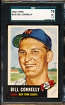 1953 Topps Baseball- #126 Bill Connelly, Giants- SGC 70 (Ex+ 5.5)