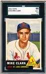 1953 Topps Baseball- #193 Mike Clark, Cardinals- SGC 86 (NM + 7.5)