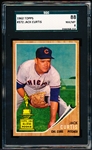 1962 Topps Baseball- #372 Jack Curtis, Cubs- SGC 88 (Nm/Mt 8)