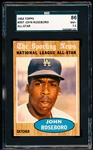 1962 Topps Baseball- #397 John Roseboro All Star- SGC 86 (NM+ 7.5)