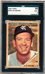 1962 Topps Baseball- #433 Jim Archer, KC Athletics- SGC 96 (Mint 9)