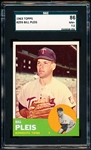 1963 Topps Baseball- #293 Bill Pleis, Twins- SGC 86 (NM+ 7.5)
