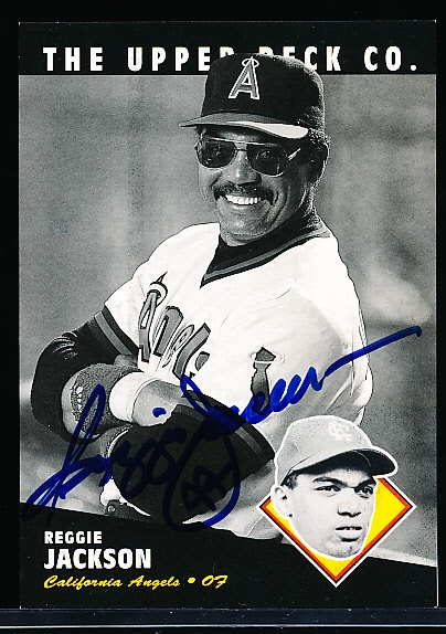 1994 Upper Deck All-Time Greats Bsbl. “Autographs”- Reggie Jackson, Angels