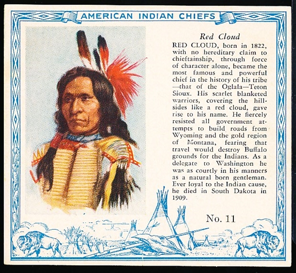 1954 Red Man Tobacco “Indian Chiefs” (T-129) Near Set- 34 of 40