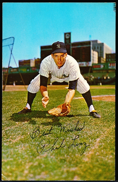 1960’s Requena K New York Yankees Postcard- Phil Linz