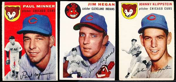 1954 Topps Baseball- 5 Cards