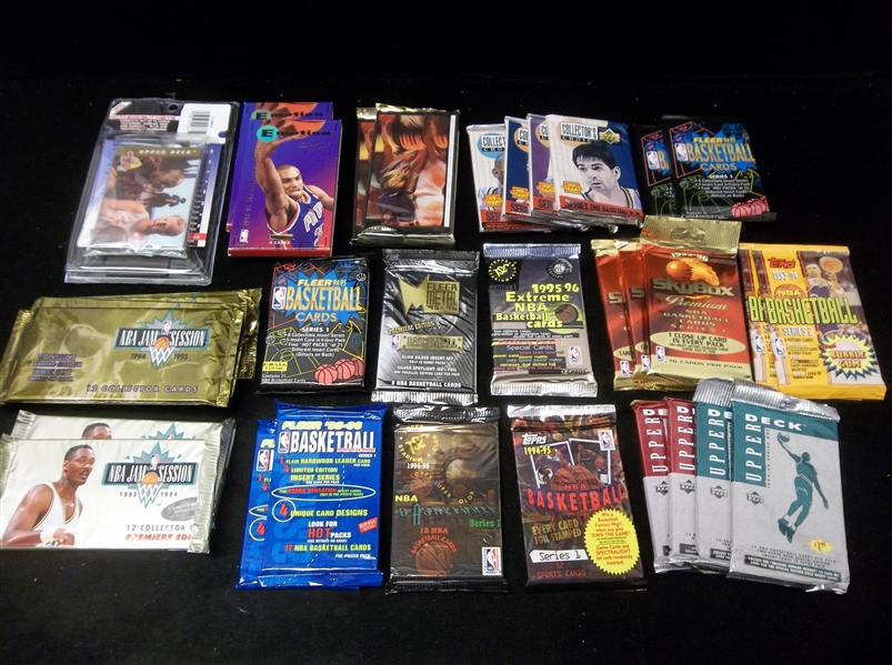 Unopened Basketball Pack Lot- 32 Packs