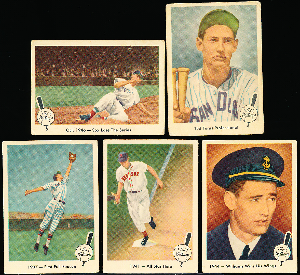 1959 Fleer Ted Williams Ted Turns (Professional)