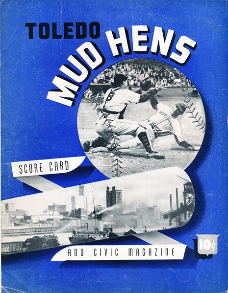 1945? Toledo Mud Hens Minor League Bsbl. Program