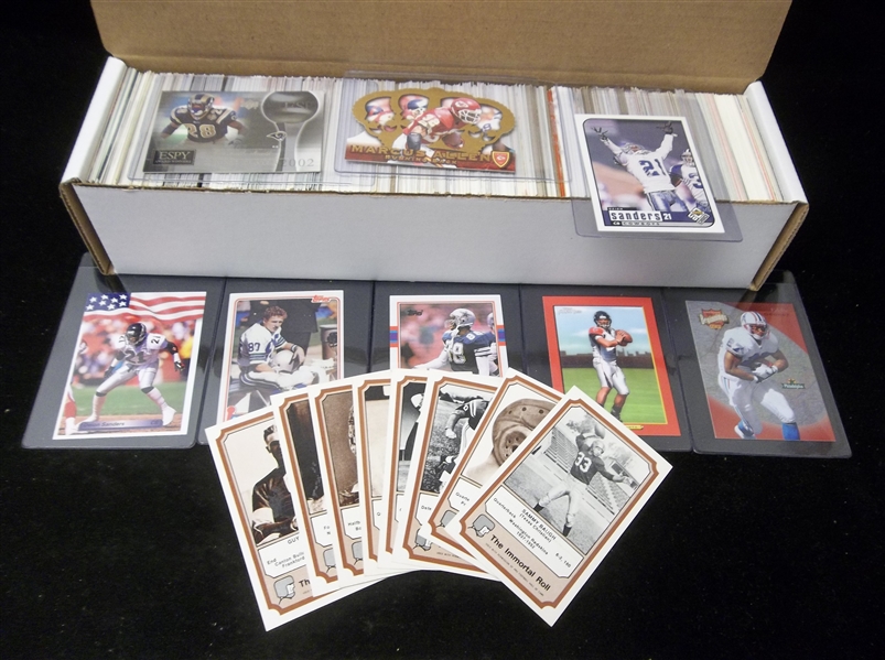 Football Star Card Lot- 700 Assorted