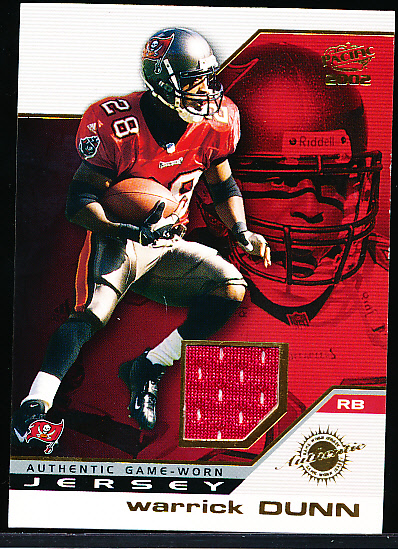 Lot Detail - 2002 Pacific Ftbl.- “Game-Worn Jerseys”- #46 Warrick Dunn, Bucs