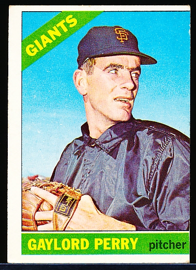 1966 Topps Bb- #598 Gaylord Perry, Giants