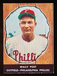 1958 Hires Baseball- No Tab-#14 Wally Post, Phillies