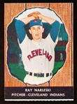 1958 Hires Baseball- No Tab- #22 Ray Narkleski, Indians