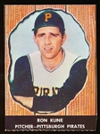 1958 Hires Baseball- No Tab- #31 Ron Kline, Pirates