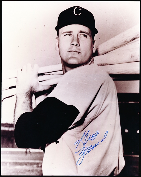 Gus Zernial Autographed Chicago White Sox Bsbl. B/W 8” x 10” Photo