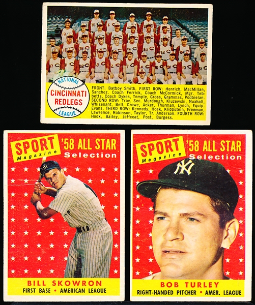 1958 Topps Bb- 6 Diff