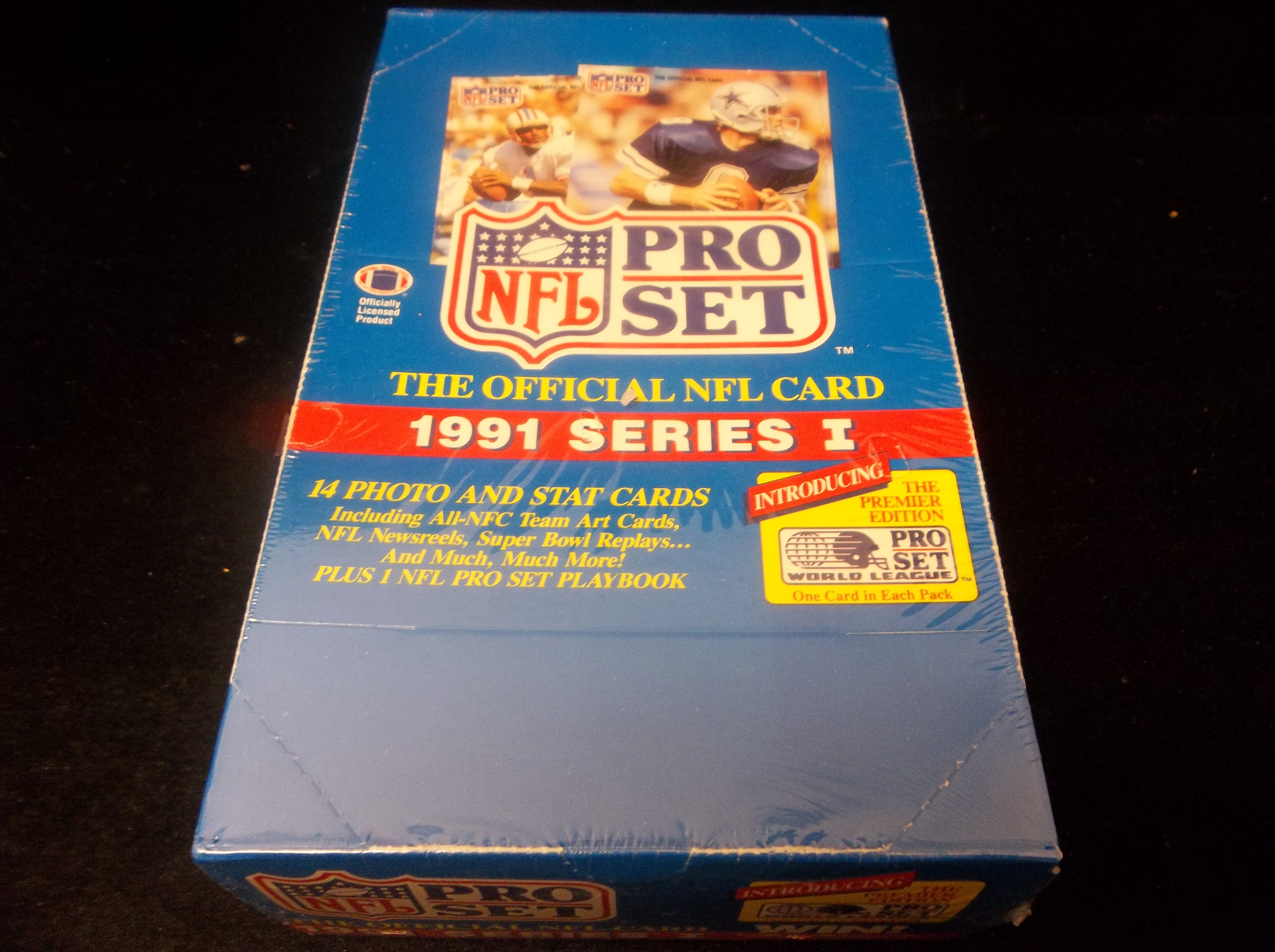 1991 Pro Set Series 1 Football Wax Box