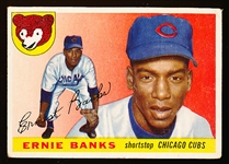 1955 Topps Baseball- #28 Ernie Banks, Cubs