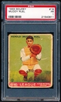 1933 Goudey Baseball- #18 Muddy Ruel, Browns- PSA PR 1 