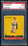 1933 Goudey Baseball- #61 Max Bishop, Phil A’s- PSA Good 2 