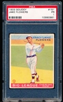 1933 Goudey Baseball- #151 Jake Flowers, Brooklyn Dodgers- PSA PR 1 