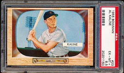 1955 Bowman Baseball- #23 Al Kaline, Tigers- PSA Ex-Mt+ 6.5