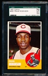 1963 Topps Baseball- #400 Frank Robinson, Reds- SGC 70 (Ex+ 5.5)