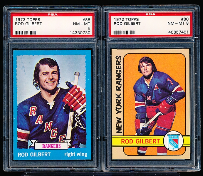 Rod Gilbert Hockey -5 Diff PSA Graded