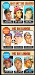 1968 Topps Baseball- Leaders- 4 Diff