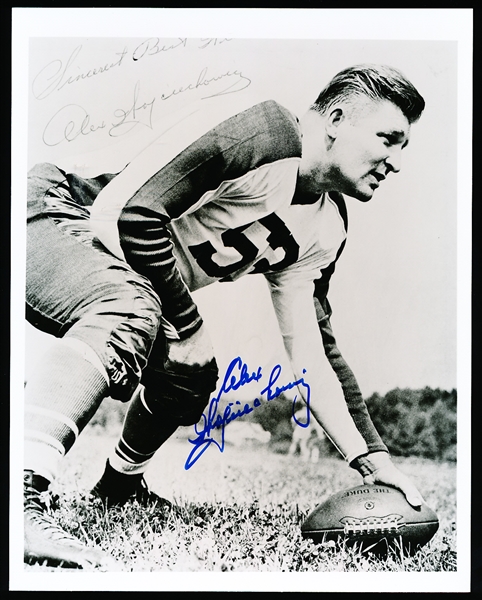 Alex Wojciechowicz Autographed Philadelphia Eagles Ftbl. B/W 8” x 10” Photo