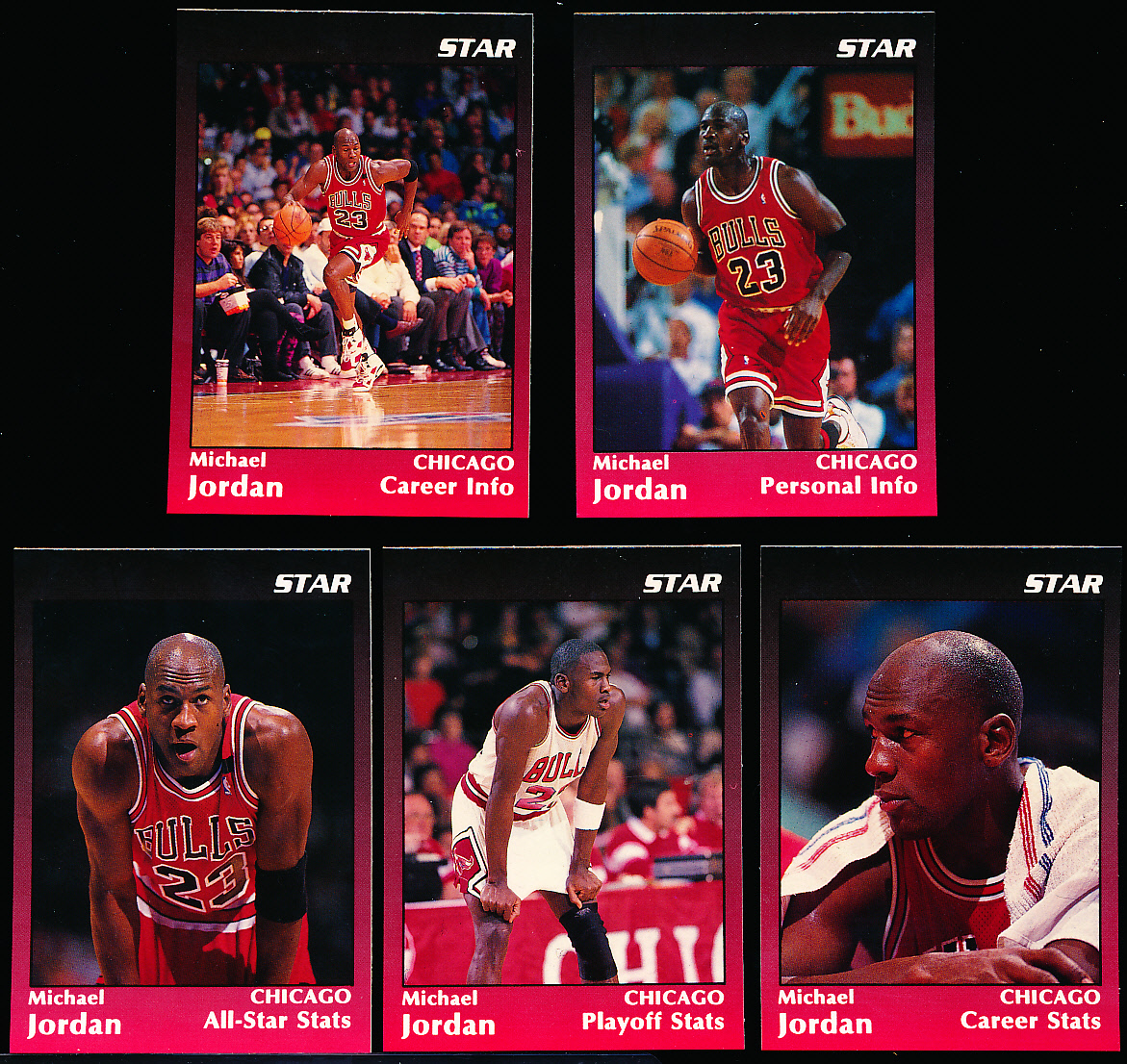 Lot Detail - 1991 Star Bskbl. “Michael Jordan”- 3 Complete Promo Sets ...