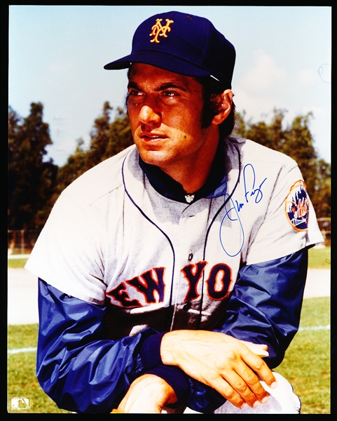 Jim Fregosi Autographed New York Mets Bsbl. Color 8” x 10” Photo