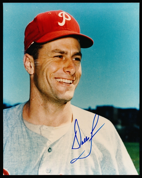 Dallas Green Autographed Philadelphia Phillies Bsbl. Color 8” x 10” Photo